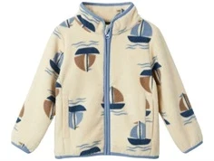 Name It fleecejakke fog med bådprint